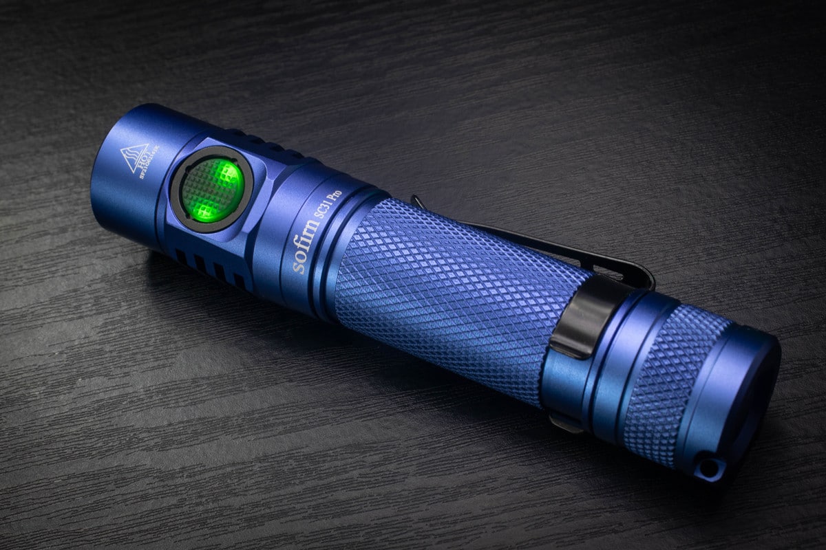 Sofirn SC31 Pro Powerful Rechargeable LED Flashlight 18650 Torch USB C SST40 2000LM Anduril