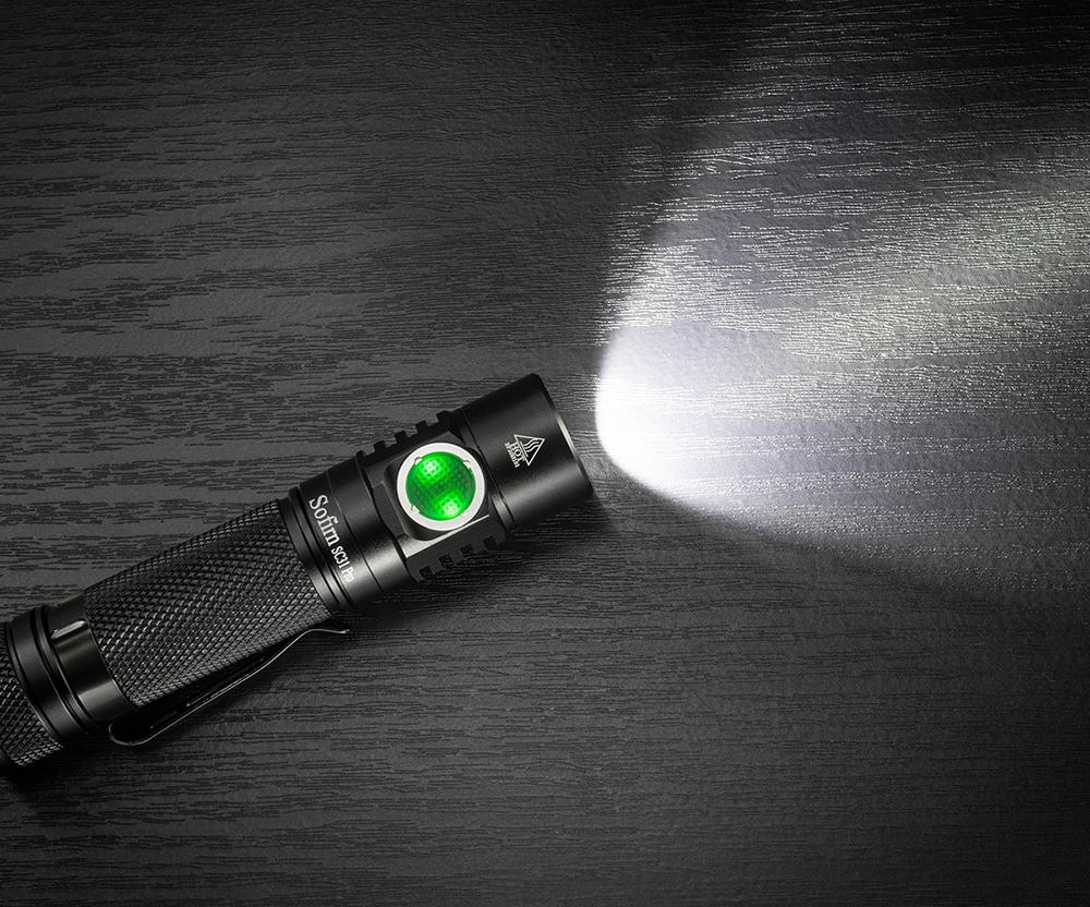 Sofirn SC31 Pro Powerful Rechargeable LED Flashlight 18650 Torch USB C SST40 2000LM Anduril