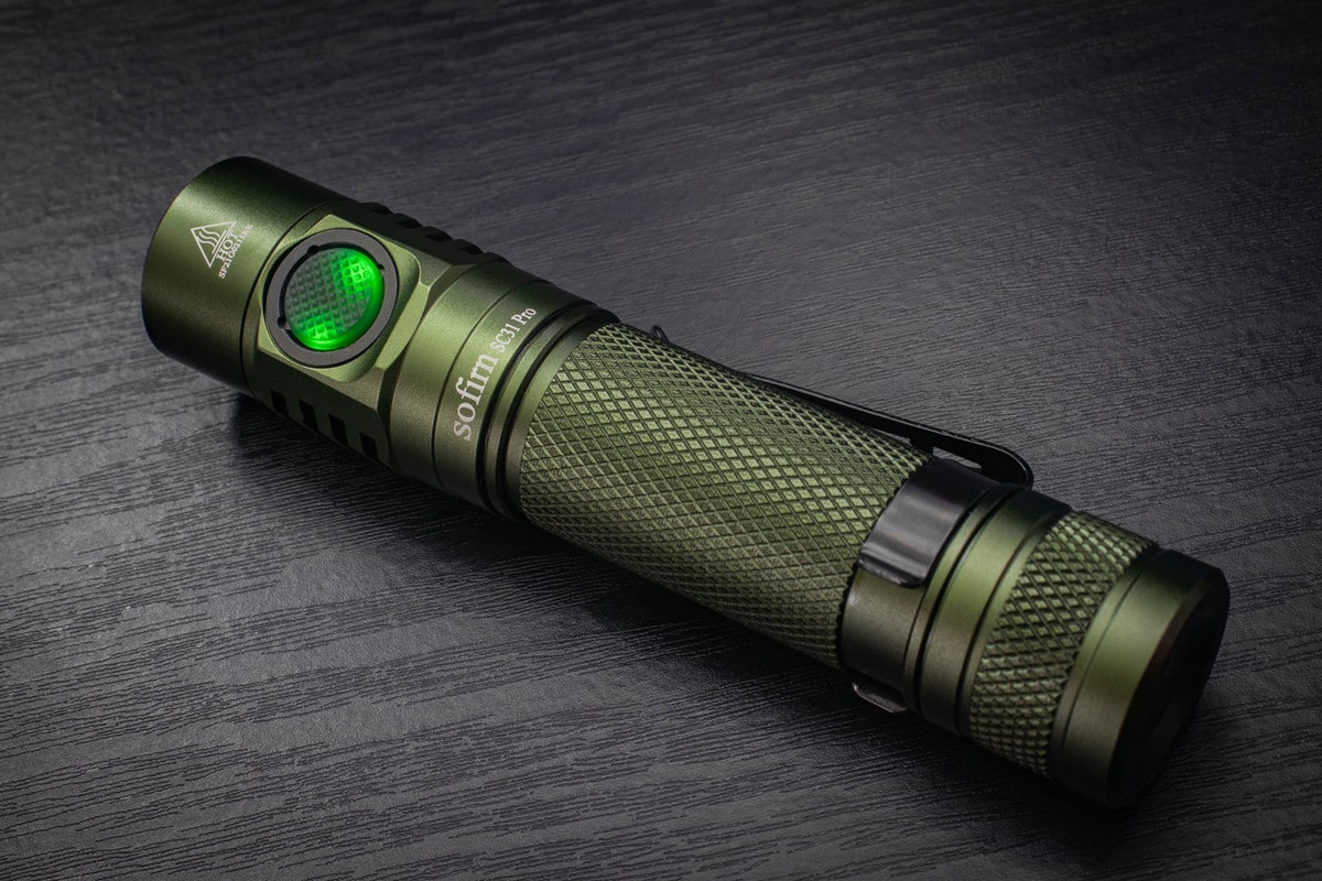 Sofirn SC31 Pro Powerful Rechargeable LED Flashlight 18650 Torch USB C SST40 2000LM Anduril