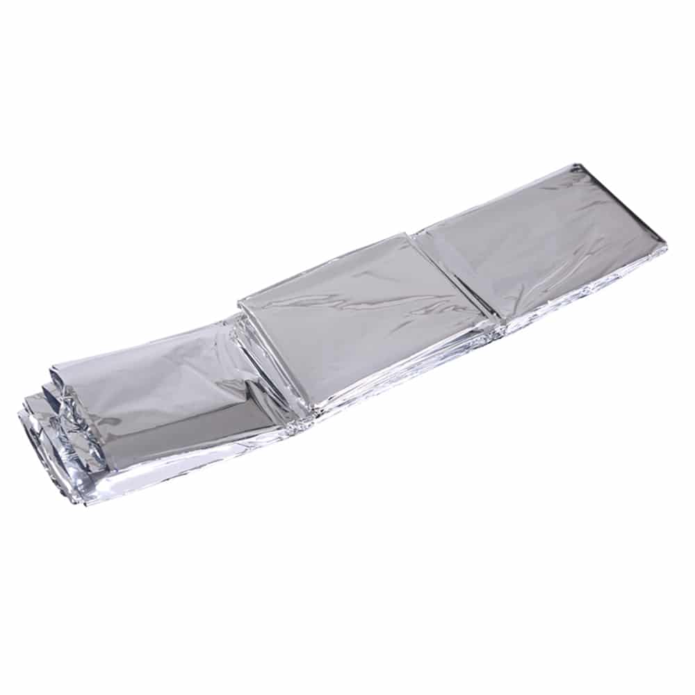 Emergency Blanket Outdoor Survival First Aid Military Rescue Kit Windproof  Waterproof Foil Thermal Blanket for Camping Hiking