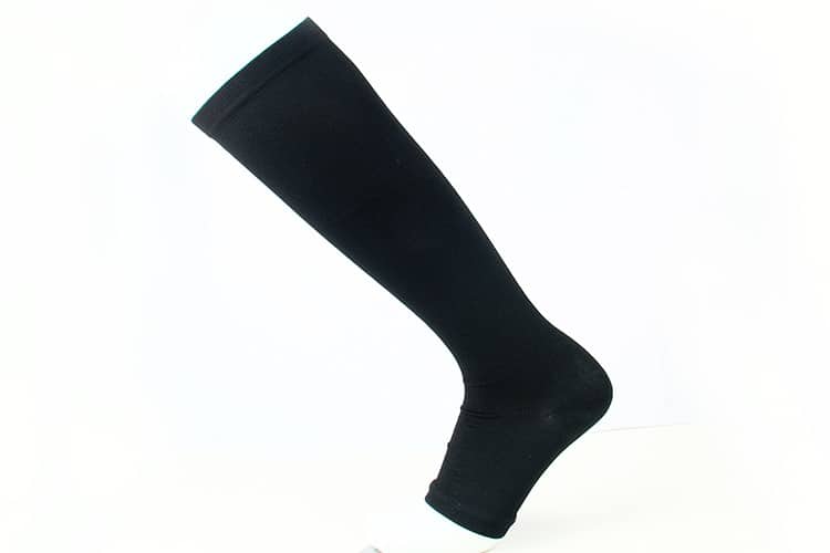 Brothock medical compression stockings sports pressure long cycling socks zipper professional Leg support thick women socks