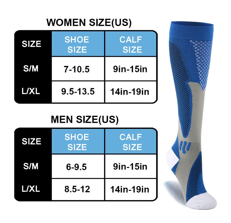 Brothock Compression Socks Nylon Medical Nursing Stockings Specializes Outdoor Cycling Fast-drying Breathable Adult Sports Socks