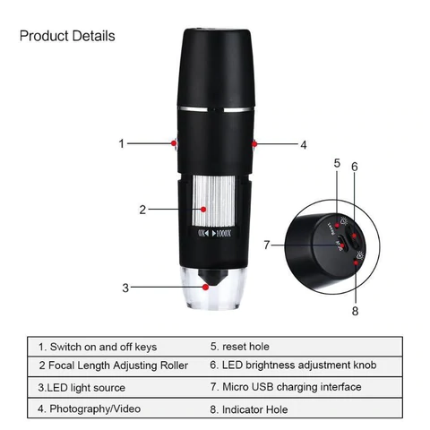 WIFI digital microscope camera